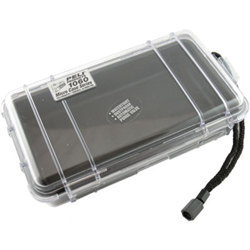 Peli™ 1060 Microcase Clear with Black Liner
