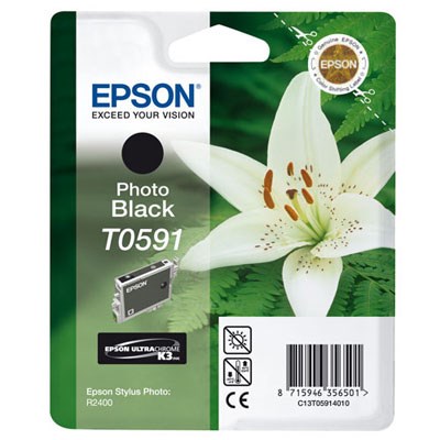Epson T0591 Photo Black K3 Ink Cartridge