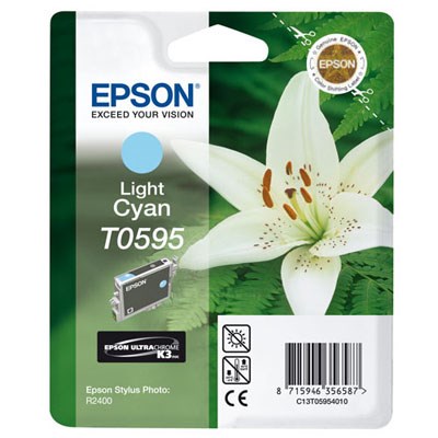 Epson T0595 Light Cyan K3 Ink Cartridge