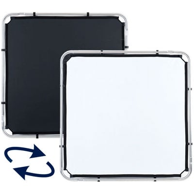 Click to view product details and reviews for Manfrotto Skylite Rapid Fabric Small 11 X 11m Black White.