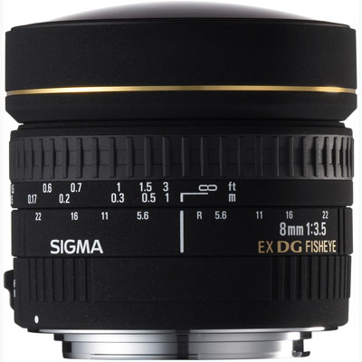 Sigma 8mm f3.5 EX DG FishEye Lens – Sigma Fit