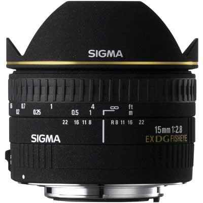 Sigma 15mm f2.8 EX DG Fisheye Lens – Canon Fit