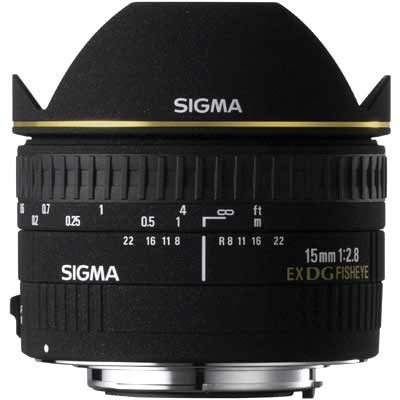 Sigma 15mm f2.8 EX DG Fisheye Lens - Canon Fit