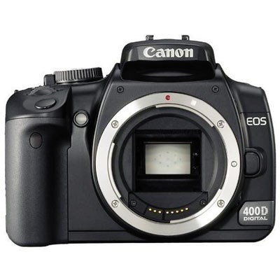 Canon EOS 400D Digital SLR Camera Body only Black