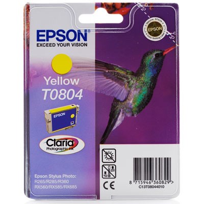 Epson T0804 Yellow Ink Cartridge