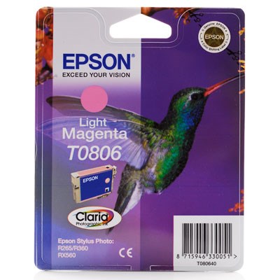 Epson T0806 Light Magenta Ink Cartridge