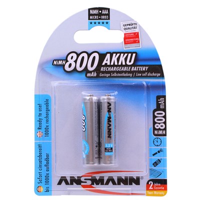 Ansmann MaxE 2xAAA 800mAh Battery