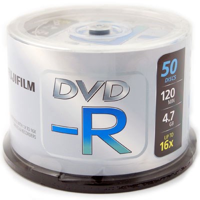 Fujifilm DVD-R 4.7GB - 16x Speed - 50 Discs