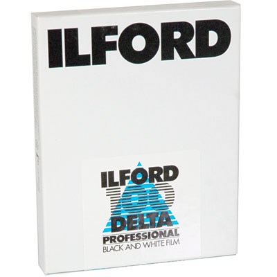Ilford Delta 100 Professional 5x4 inch Sheet Film (25 sheets)