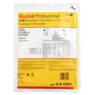 Kodak D76 Developer To Make 3.8L