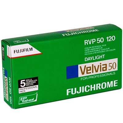 Fujifilm Velvia 50 120 pack of 5