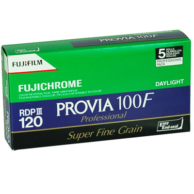 Fujifilm Provia 100F 120 pack of 5