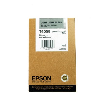 Epson T6059 Light Light Black 110ml K3VM Ink Cartridge