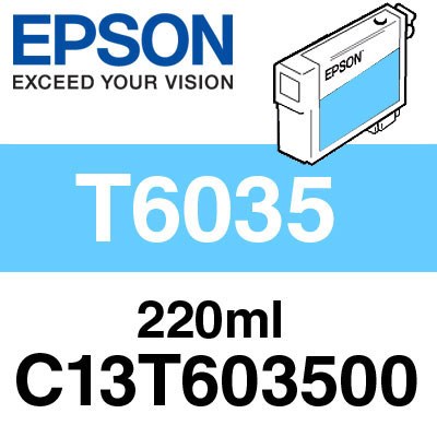 Epson T6035 Light Cyan 220ml Ink