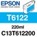 Epson T6122 Cyan 220ml Ink Cartridge