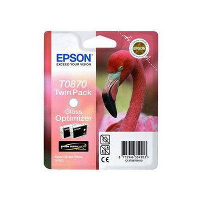 Epson T0870 Gloss Optimiser Twin Pack