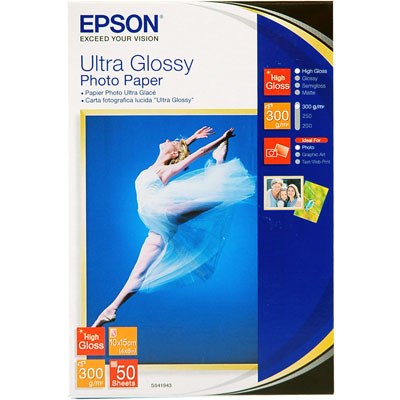 Epson Ultra Glossy Photo Paper 300gm 4x6 50 sheets