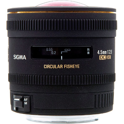 Sigma 4.5mm Fisheye f2.8 EX DC HSM Lens – Nikon Fit