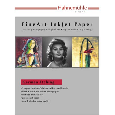 Hahnemuhle German Etching 310gsm 17" Roll 12mtr Roll