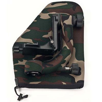 Image of LensCoat Gimbal Head Pouch - Forest Green