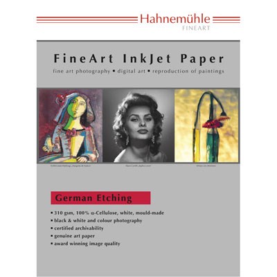 Hahnemuhle German Etching 310gsm A3+ 25 Sheets