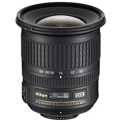 Nikon 10-24mm f3.5-4.5 G AF-S DX Lens