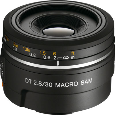 Sony 30mm f2.8 SAM DT Macro Lens
