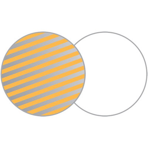 Manfrotto Collapsible Reflector 75cm - Sunfire / White