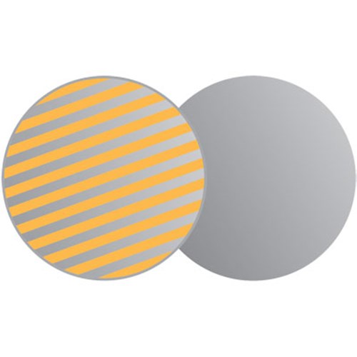 Manfrotto Collapsible Reflector 120cm - Sunfire / Silver