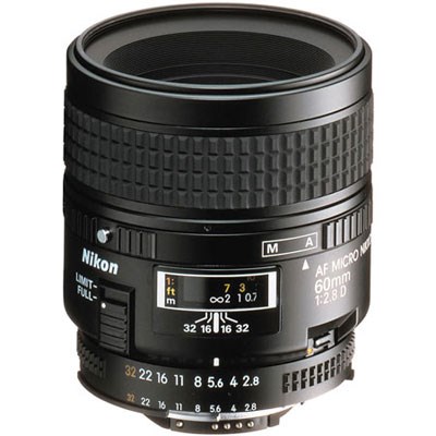 Nikon 60mm f2.8 D AF Micro Nikkor Lens