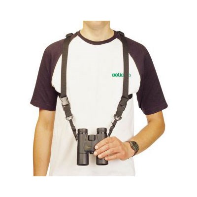 Opticron Harness - Leather and Nylon 25mm Black with Quick Release