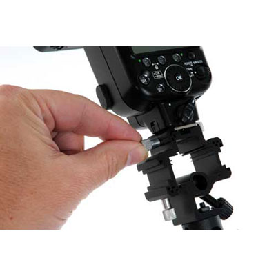 Lastolite TriFlash Shoe Lock Bracket with 3 Locking Shoe Mounts