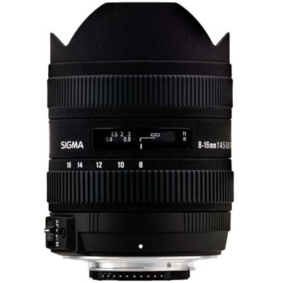 Sigma 8-16mm f4.5-5.6 DC HSM Lens – Nikon Fit