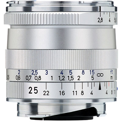 Zeiss 25mm f2.8 T* Biogon ZM Silver Lens – Leica Fit