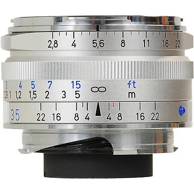 Zeiss 35mm f2.8 T* C Biogon ZM Silver Lens - Leica Fit