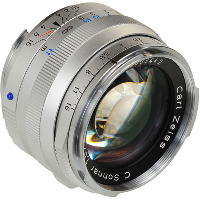 Zeiss 50mm f1.5 C Sonnar T* ZM Lens for Leica M - Silver | Wex
