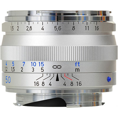 Zeiss 50mm f1.5 T* C Sonnar ZM Silver Lens – Leica Fit