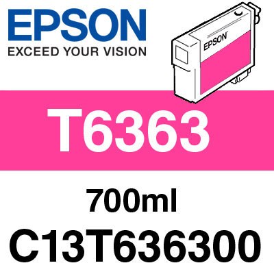 Epson T6363 Vivid Magenta Ink Cartridge