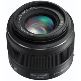Panasonic 25mm f1.4 Leica DG Summilux Micro Four Thirds lens