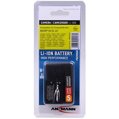 Ansmann A-Nik ENEL19 Battery (Nikon EN-EL19)