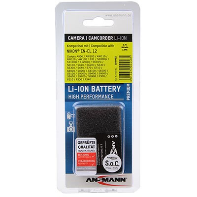 Ansmann A-Nik ENEL12 Battery (Nikon EN-EL12)