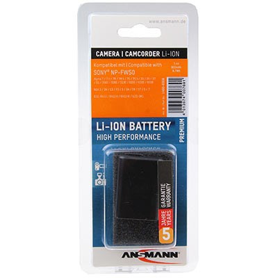 Ansmann NP FW 50 Battery (Sony NP-FW50)