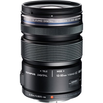 Olympus 12-50mm f3.5-6.3 ZUIKO Digital ED EZ Black Micro Four Thirds Lens