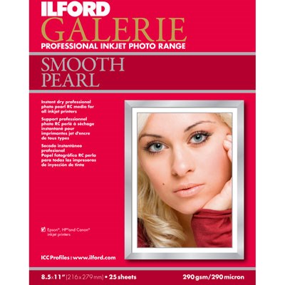 Ilford Galerie Prestige Smooth Pearl 5x7 100 Sheets 310gsm