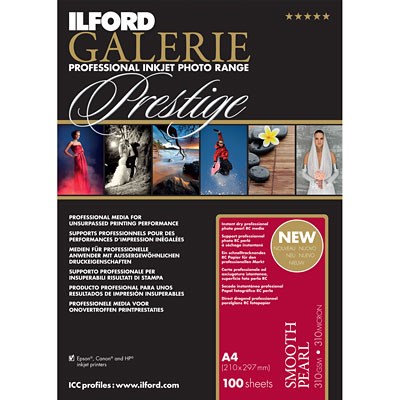 Ilford Galerie Prestige Smooth Pearl A4 100 Sheets 310gsm