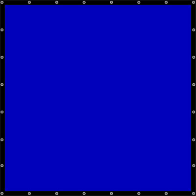 California Sunbounce Sun Scrim 8×8 Screen – Blue Box