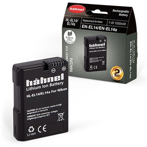 Used Hahnel HL-EL14 Battery (Nikon EN-EL14/EL14a)