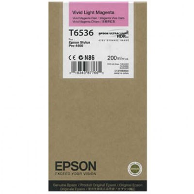 Epson T6536 Vivid Light Magenta Ink Cartridge