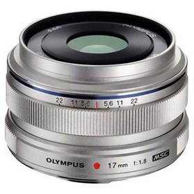 Olympus M.Zuiko Digital 17mm f1.8 Lens- Silver
