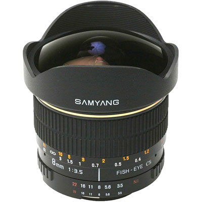Samyang 8mm f3.5 Aspherical IF MC Fisheye CS Lens – Nikon AE Fit